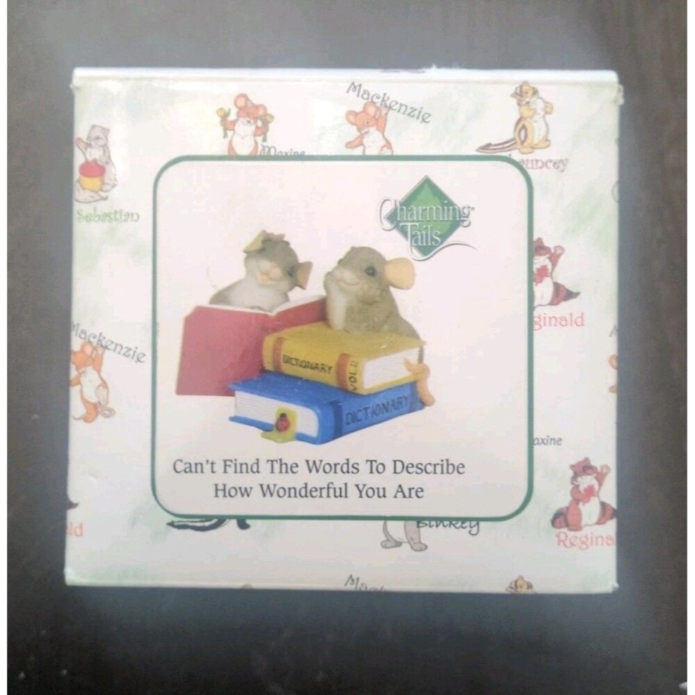 charming tales, can't find the words to describe how wonderful you are. figurine
